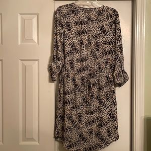 Animal print dress